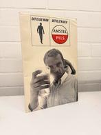 Oud kartonnen reclamebord display amstel bier pils café, Ophalen of Verzenden, Zo goed als nieuw, Reclamebord