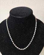 Zilveren ketting gedraaid. Italy 925, lengte 45,5 cm, Ophalen of Verzenden, Zilver, Zilver