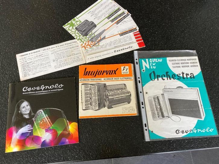 accordeon Cavagnolo documentatie, Muziek en Instrumenten, Accordeons, Overige merken, Ophalen of Verzenden