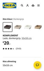 Nieuw in doos, 5 PAX lades, Zo goed als nieuw, Minder dan 100 cm, 50 tot 75 cm, 50 tot 100 cm