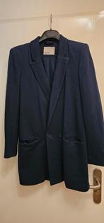 Blauwe Jersey Blazer - Lange Pasvorm, Kleding | Dames, Jasjes, Kostuums en Pakken, Maat 38/40 (M), Blauw, Vero Moda, Ophalen of Verzenden