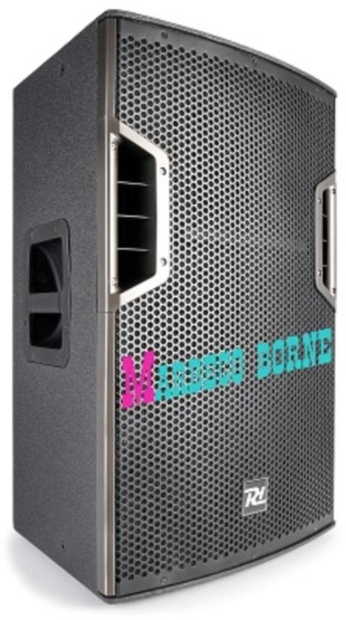 Actieve speaker,Luidspreker 15",Bluetooth, Bi-ampl, PD615A, Audio, Tv en Foto, Luidsprekers, Nieuw, Front, Rear of Stereo speakers
