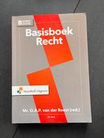 Basisboek Recht - Mr. O.A.P. van der Roest, Ophalen of Verzenden, Alpha, Zo goed als nieuw, HBO