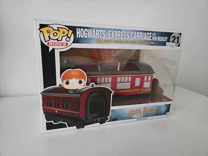 Funko Pop! Rides -Hogwarts express carriage with Ron Weasley, Verzamelen, Harry Potter, Zo goed als nieuw, Actiefiguurtje, Ophalen of Verzenden