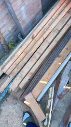 Hout gratis af te halen, Tuin en Terras, Palen, Balken en Planken, Ophalen, Zo goed als nieuw, Palen, Hardhout