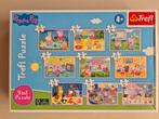 Peppa Pig puzzel 9 stuks, Ophalen, 10 tot 50 stukjes, Gebruikt