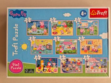 Peppa Pig puzzel 9 stuks beschikbaar voor biedingen
