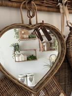 Riviera Maison hart spiegel, Huis en Inrichting, Woonaccessoires | Spiegels, Ophalen, Minder dan 50 cm, Rond, Zo goed als nieuw