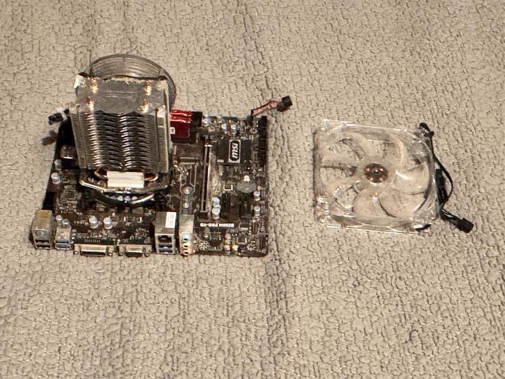 B250M PRO-VD + i5-7500 + 16GB DDR4 (2400mhz), Computers en Software, Desktop Pc's, Gebruikt, 3 tot 4 Ghz, 16 GB, Ophalen of Verzenden