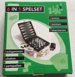 6 spellen in koffertje, Een of twee spelers, Ophalen of Verzenden, Gebruikt