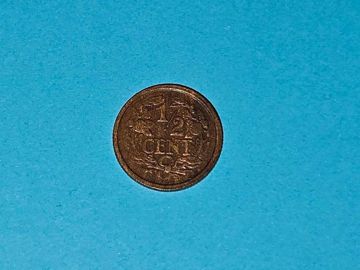 Halve cent 0,5 cent 1917, Postzegels en Munten, Munten | Nederland, Losse munt, Overige waardes, Koningin Wilhelmina, Ophalen of Verzenden