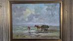 Schilderij van een Katwijks schelpenvisser van G.M. Munthe, Antiek en Kunst, Ophalen of Verzenden