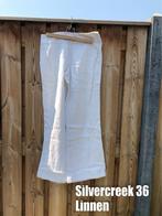 Witte linnen bootcut broek van Silver Creek maat 36, Silver Creek, Wit, Ophalen of Verzenden, Zo goed als nieuw