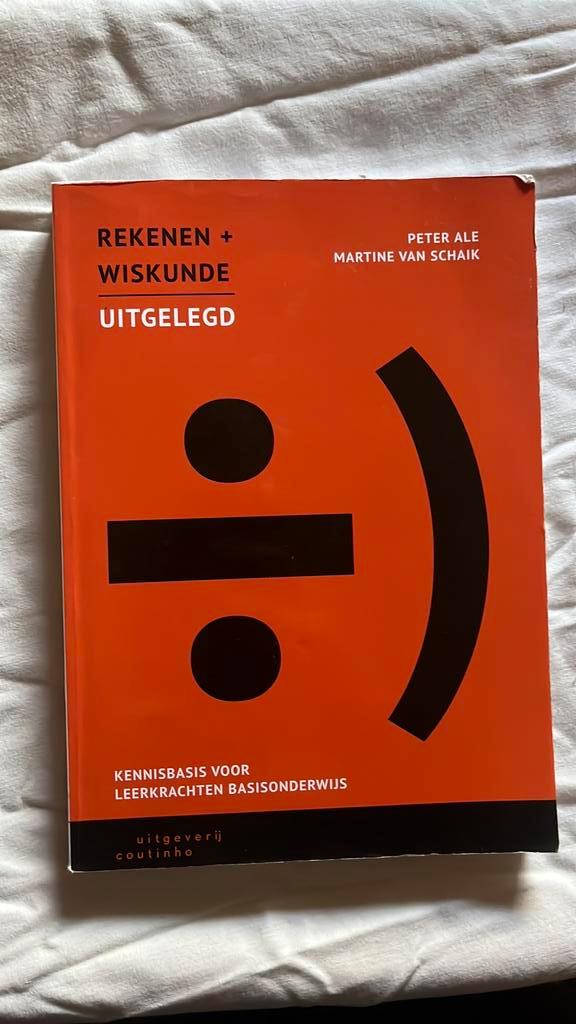 Martine van Schaik - Rekenen en wiskunde uitgelegd, Boeken, Schoolboeken, Zo goed als nieuw, Nederlands, Overige niveaus, Ophalen of Verzenden