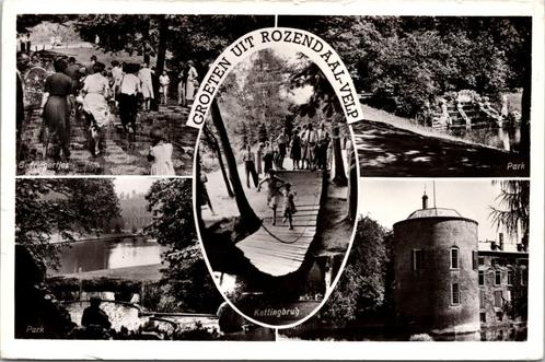Groeten uit Rozendaal - 2 ansichtkaarten, Verzamelen, Ansichtkaarten | Nederland, Gelopen, Gelderland, 1940 tot 1960, Verzenden