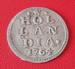 bezemstuiver Holland 1764, Postzegels en Munten, Munten | Nederland, Vóór koninkrijk, Zilver, Losse munt, Overige waardes