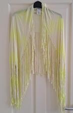Selected Femme lime/white sjaal met franjes – one size, Selected Femme, Zo goed als nieuw, Sjaal, Ophalen