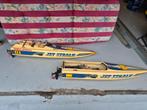 2x vintage Kyosho Jet Stream GP-10 rc boot, Hobby en Vrije tijd, Modelbouw | Boten en Schepen, Ophalen of Verzenden