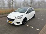 Opel Corsa 1.0T 66KW/90PK 3D 2017 Wit, Auto's, Voorwielaandrijving, 1063 kg, Zwart, Handgeschakeld