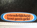 sticker DAF vriendelijkheid kost geen geld, Verzenden, Zo goed als nieuw, Auto of Motor