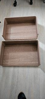 Besta:  ladeframe wit geglazuurd eikeneffect 2 stuks, Huis en Inrichting, Kasten | Wandmeubels, Ophalen, Zo goed als nieuw, Minder dan 150 cm