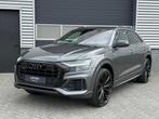 Audi Q8 55 TFSI e quattro S-line Matrix 23 Inch Luchtvering, Auto's, Audi, Automaat, Gebruikt, 2995 cc, Leder en Stof