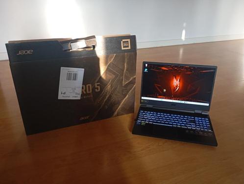 LAPTOP ACER NITRO 5 [AN15-58-773K] 16GB/WIN11/I7/1TB/RTX4050, Computers en Software, Windows Laptops, Zo goed als nieuw, 15 inch