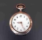 Dames zakhorloge zilver, 6 Rubis, glas ontbreekt, Sieraden, Tassen en Uiterlijk, Horloges | Antiek, Overige merken, Zakhorloge
