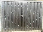 Dubbele douglas poort tuinpoort, Tuin en Terras, Tuinpoorten, Ophalen, Hout, Draaipoort, 150 tot 200 cm