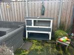 Konijnenhok, Dieren en Toebehoren, Knaagdieren en Konijnen | Hokken en Kooien, Ophalen, Gebruikt, Hok, 90 cm of meer