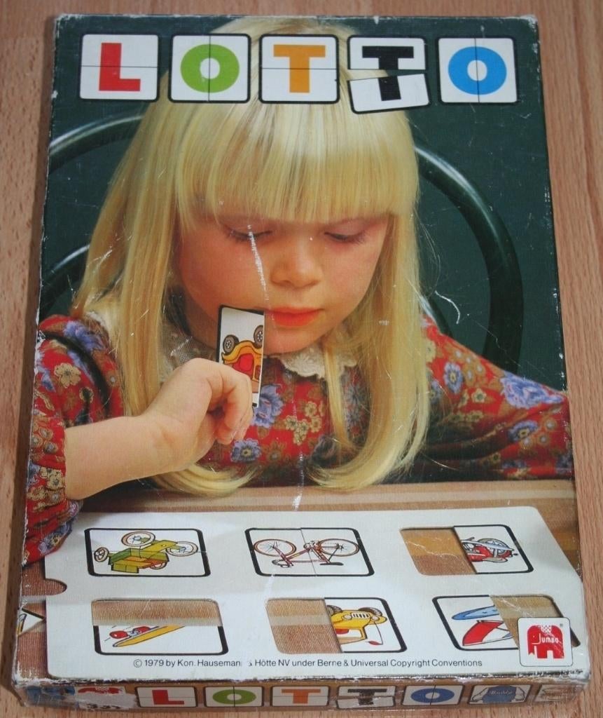 Lotto van Jumbo uit de jaren 70, Hobby en Vrije tijd, Gezelschapsspellen | Overige, Gebruikt, Ophalen