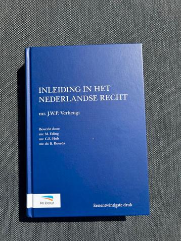Inleiding in het Nederlandse recht - J.W.P. Verheugt beschikbaar voor biedingen