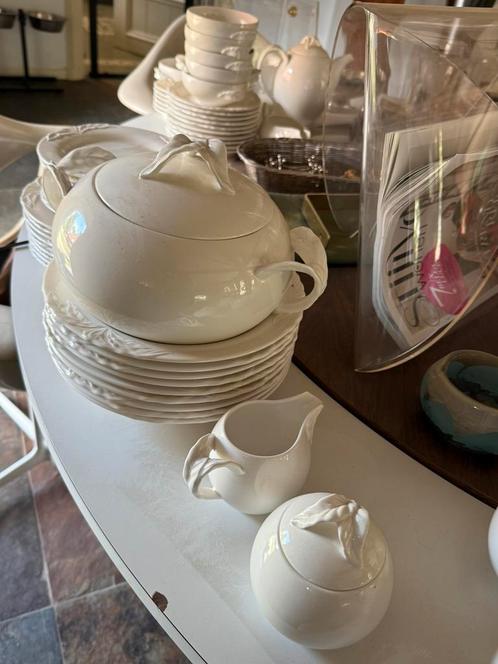 Foglia Villeroy en Boch servies 92 delen, Huis en Inrichting, Keuken | Servies, Zo goed als nieuw, Compleet servies, Overige stijlen