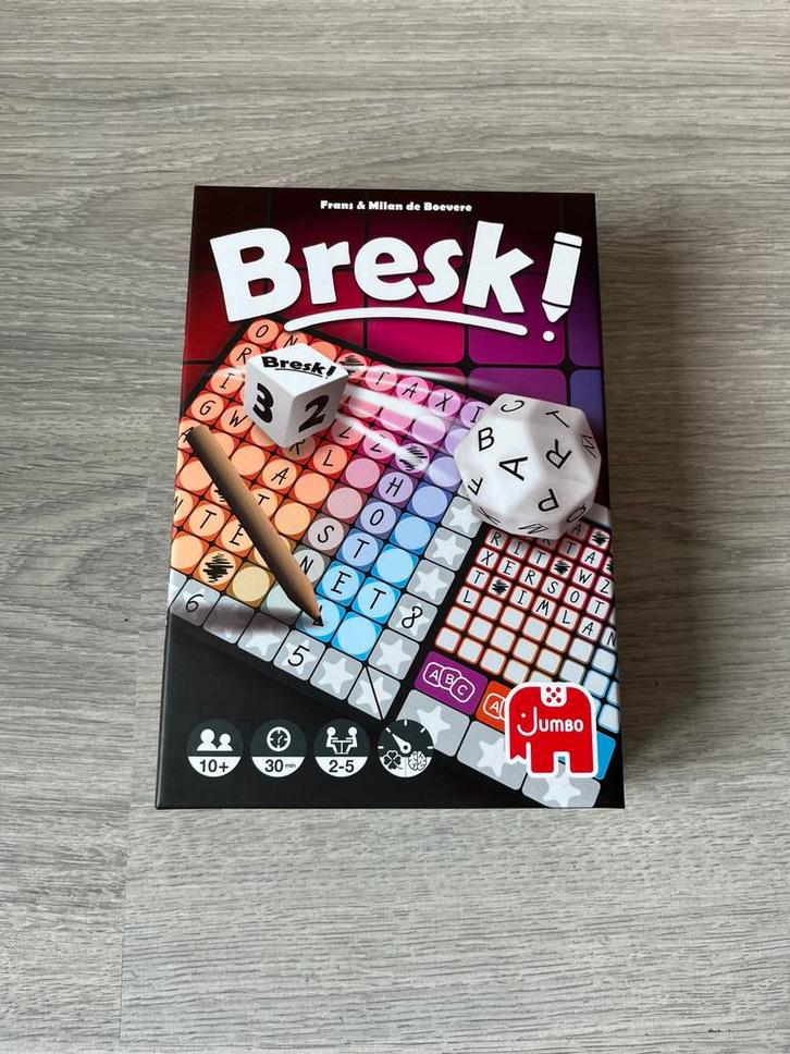 Spel: Bresk! Als nieuw, Hobby en Vrije tijd, Gezelschapsspellen | Kaartspellen, Zo goed als nieuw, Ophalen of Verzenden