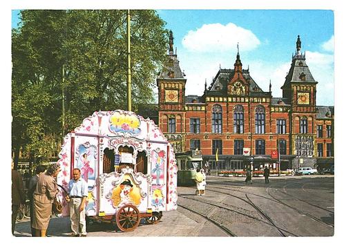 990190	Amsterdam	Draaiorgel	Pipo	Gelopen met postzegel, Verzamelen, Ansichtkaarten | Nederland, Gelopen, Noord-Holland, Ophalen of Verzenden