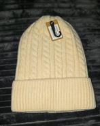 Crèmekleurige Gebreide Muts met Voering - Nieuw!, Ophalen of Verzenden