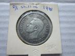 2 en halve Shilling zilver 1941 Zuid Afrika George Vl, Verzenden, Zuid-Afrika, Losse munt, Zilver