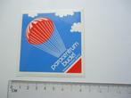 sticker oud Budel Paracentrum parachutist parachute springen, Verzenden, Zo goed als nieuw, Bedrijf of Vereniging