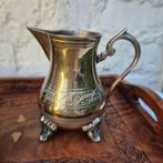 Vintage verzilverd melkkan, Antiek en Kunst, Antiek | Goud en Zilver, Ophalen of Verzenden, Goud