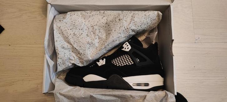 Air Jordan 4 Thunder White - Nieuw!, Kleding | Heren, Schoenen, Nieuw, Sneakers of Gympen, Wit, Ophalen of Verzenden