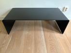 Vintage Salontafel Zwart Glas, Ophalen, Minder dan 50 cm, 50 tot 100 cm, Minder dan 50 cm