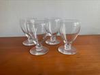 Gerard Muller: 4 Libourne glazen Josephinenhütte  ca. 1920, Antiek en Kunst, Antiek | Glas en Kristal, Ophalen of Verzenden