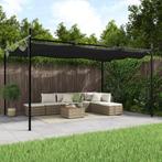 AANBIEDING | Pergola met uitschuifbaar dak antraciet! GRTS B, Verzenden, Nieuw