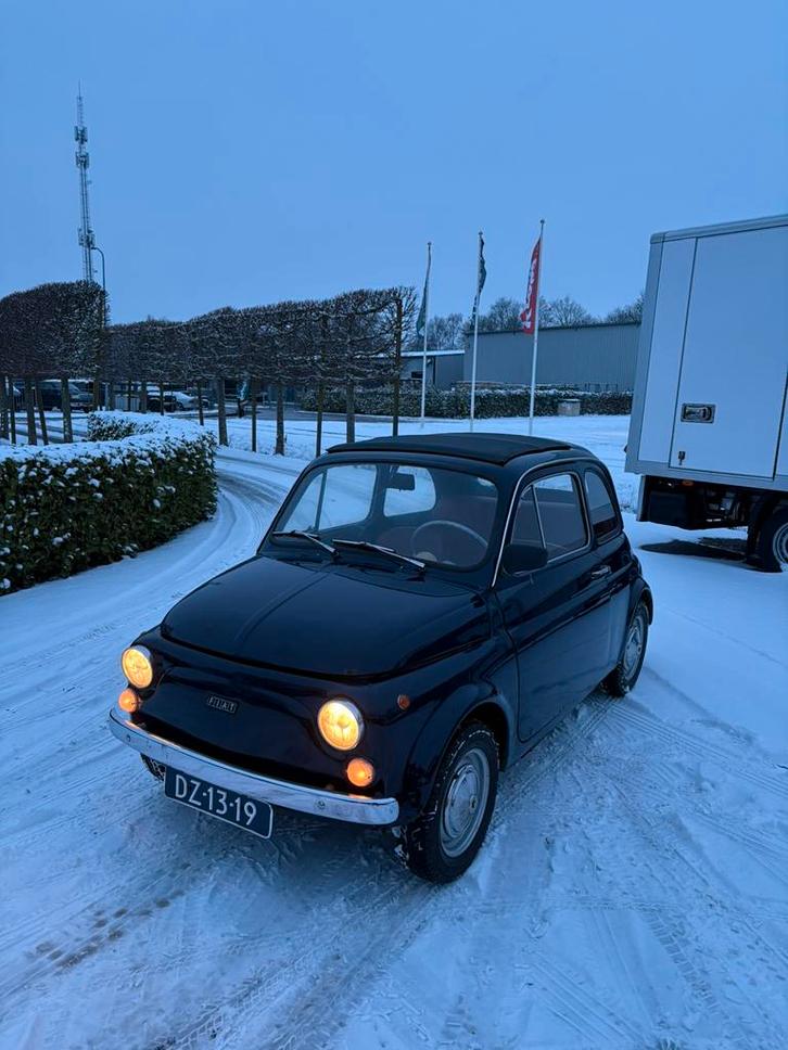 Fiat 500f oldtimer, Auto's, Fiat, Particulier, Benzine, Hatchback, Handgeschakeld, Geïmporteerd, Blauw, Ophalen