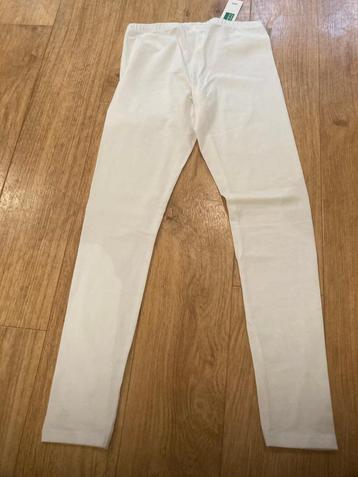 Benetton witte legging maat 170 13-14 jaar nieuw met kaartje beschikbaar voor biedingen