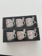 Koffieglazen, vrijwel niet gebruikt, Ophalen of Verzenden, Overige stijlen, Kop(pen) en/of Schotel(s), Glas