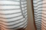 Marccain vest grijs wit gestreept sier werk bij de rits N4, Maat 38/40 (M), Verzenden, Wit, Zo goed als nieuw