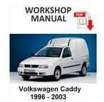 Volkswagen Caddy 1996-2003 Workshop manual op DVD in PDF, Auto diversen, Handleidingen en Instructieboekjes, Verzenden