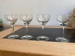 Vier vintage glaasjes voor likeur of advocaat, Ophalen of Verzenden, Zo goed als nieuw, Borrel- of Shotglas