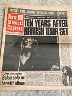 NME 1971 TEN YEARS AFTER Three Dog Night BULLY WEE Joan Baez, Boeken, Ophalen of Verzenden, Muziek, Film of Tv